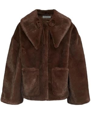 By Malene Birger Giacca Con Colletto Ampio - Marrone