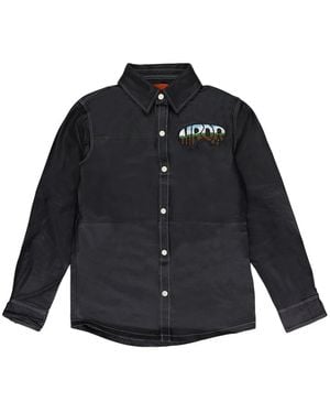 Who Decides War Leather Shirt - Blue