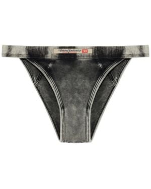 DIESEL Scarlet-Dnm Logo-Patch Briefs - Black