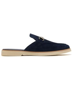 Magnanni Suede Mules - Blue
