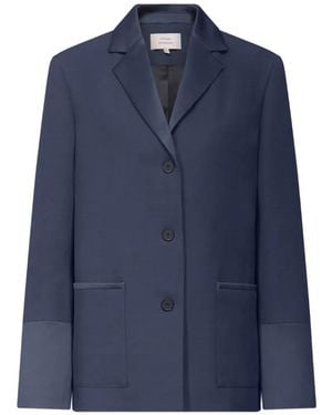 Loulou de Saison Blazer Mit Aufgesetzter Tasche - Blau
