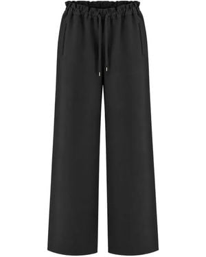 Rainmaker Elasticated Drawstring Trousers - Black