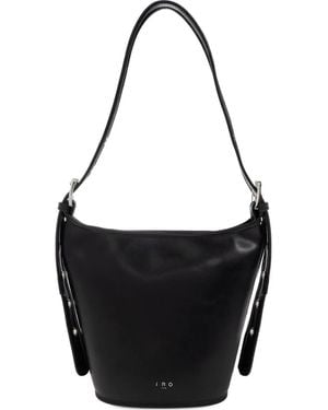 IRO Small Zyke Leather Bucket Bag - Black