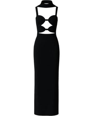 The New Arrivals Ilkyaz Ozel Ambrosia Cutout Maxi Dress - Black