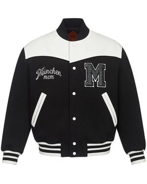 MCM Veste Bomber München Ponte - Black