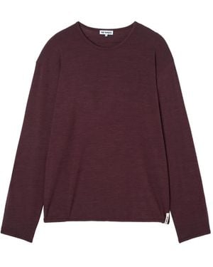 Sunnei Klassisches Langarmshirt - Lila