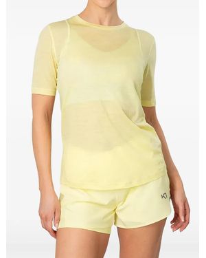 Kari Traa Kurzärmeliges Embla Baselayer - Gelb
