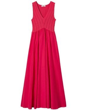 Twinset Maxi A-Line Dress - Pink