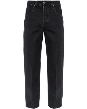 Lanvin Logo-embossed Jeans - Blue