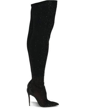 Gianvito Rossi 105M Over-The-Knee Boots - Black