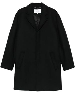 Maison Kitsuné Lapel Welt-Pocket Coat - Black