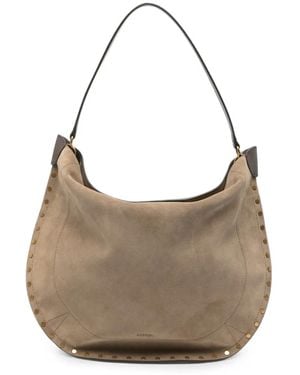 Isabel Marant Oskan Schultertasche - Grau