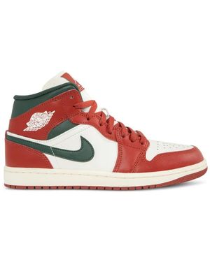 Nike Air 1 Mid Trainers - Red