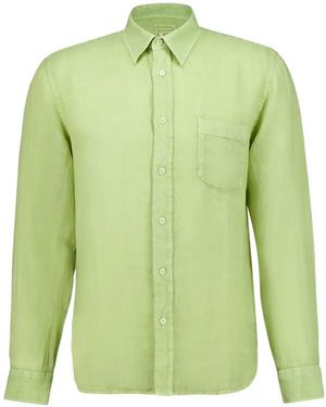 120% Lino Long-Sleeve Shirt - Green