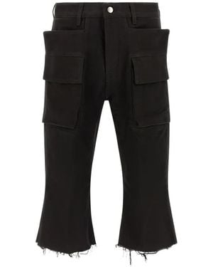 Rick Owens Pantalones Cargo Bolan - Negro