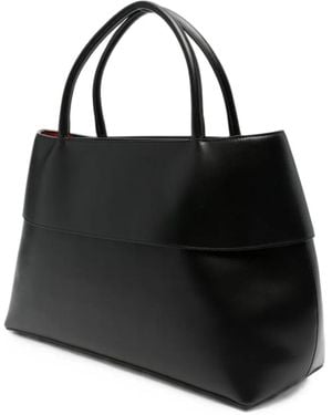 TOTEME Mercer Biker-Collar Shoulder Bag - Black