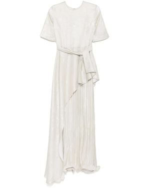 Baruni Marigold Dress - White