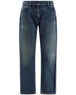 The Row Five-Pocket Straight-Leg Jeans - Blue