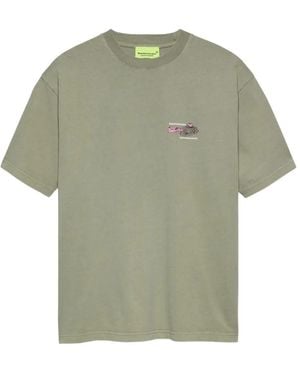 New Amsterdam T-Shirt À Imprimé Lotus - Green