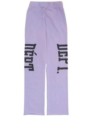 GALLERY DEPT. Logo-Print Track Trousers - Purple