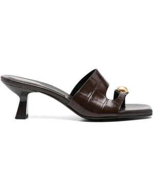 DONNARì Open-Toe Sandals - Black