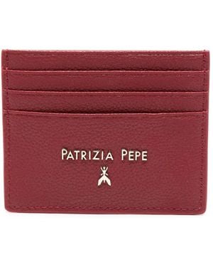 Patrizia Pepe Leather Cardholder - Red