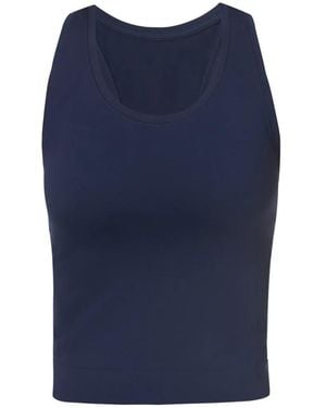 Sweaty Betty Logo-Print Tank Top - Blue