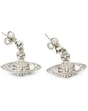 Vivienne Westwood Mini Bas Relief Drop Earrings - Natural