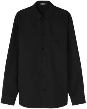 Versace T-Shirt mit Wildkatzen-Print - Schwarz