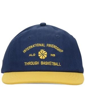 Aimé Leon Dore X New Balance Masaryk Iftb Logo-Embroidered Cap - Blue