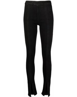 Rick Owens Leggins Con Abertura - Negro
