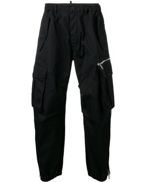 DSquared² Straight-Leg Cargo Pants - Black