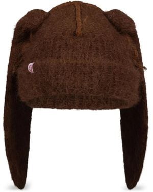 Charles Jeffrey Bear-Ear Beanie - Brown