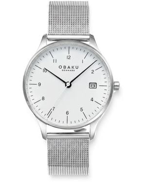 Obaku Chia Lille 34Mm Watch - Grey