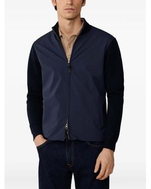 Hackett Milano-Stitch Hybrid Jacket - Blue