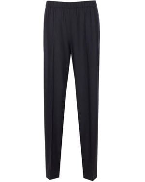 Fabiana Filippi Elasticated-Waistband Trousers - Blue