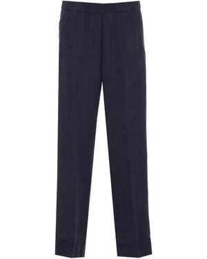 TRUE AVENUE Pressed-Crease Pants - Blue