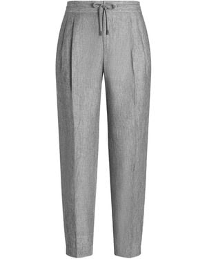 Dolce & Gabbana Linen Pants - Gray