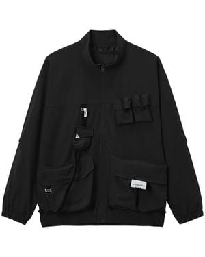 Musium Div. Multi-Pocket Zip-Up Jacket - Black