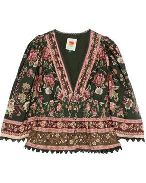 FARM Rio Flowering Garden Three Top - Green