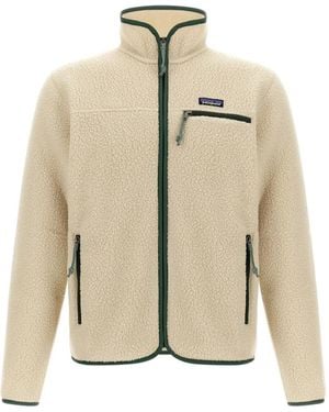 Patagonia Logo-Patch Lightweight Jacket - Natural