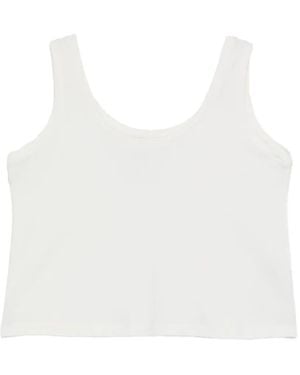 Osklen Mouwloze Top Met Diepe Ronde Hals - Wit