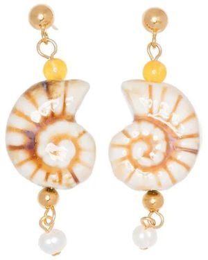 Anni Lu Seaside Earrings - White