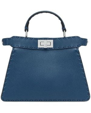 Fendi Small Peekaboo Iseeu Bag - Blue