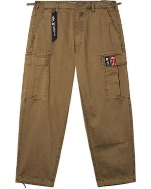 Izzue Cargo-Pocket Trousers - Natural