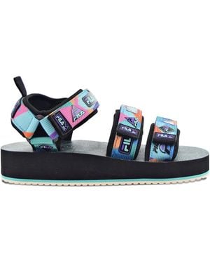 Fila Drifter Dns '90S Hiking Plateau-Sandalen - Blau
