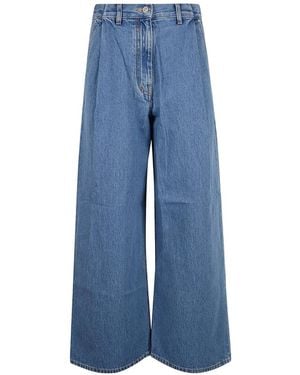 Givenchy Vaqueros Con Pinzas - Azul