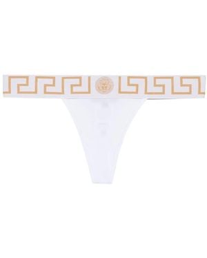 Versace Greca String Met Print - Wit
