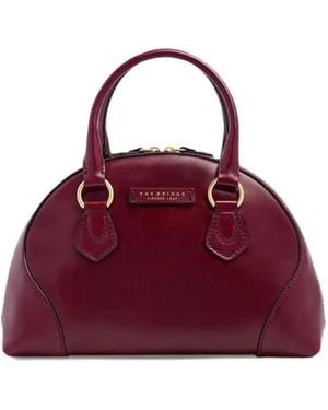 The Bridge Leren Shopper - Paars