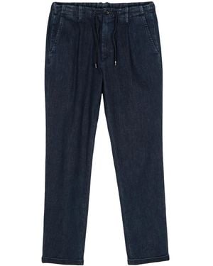 Moorer Wilton Jeans Mit Kordelzug - Blau